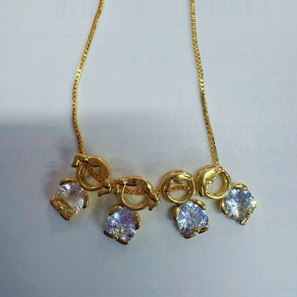 NORIK™ Collana Mamma con Ciondoli dei Figli