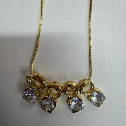 NORIK™ Collana Mamma con Ciondoli dei Figli